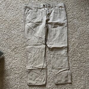 Men's Khaki Beige Casual Pants